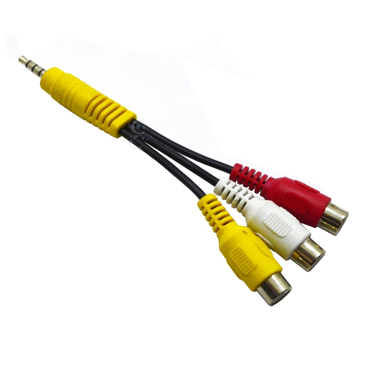 Cabo Adaptador P3 3 Rca Femea 17cm 